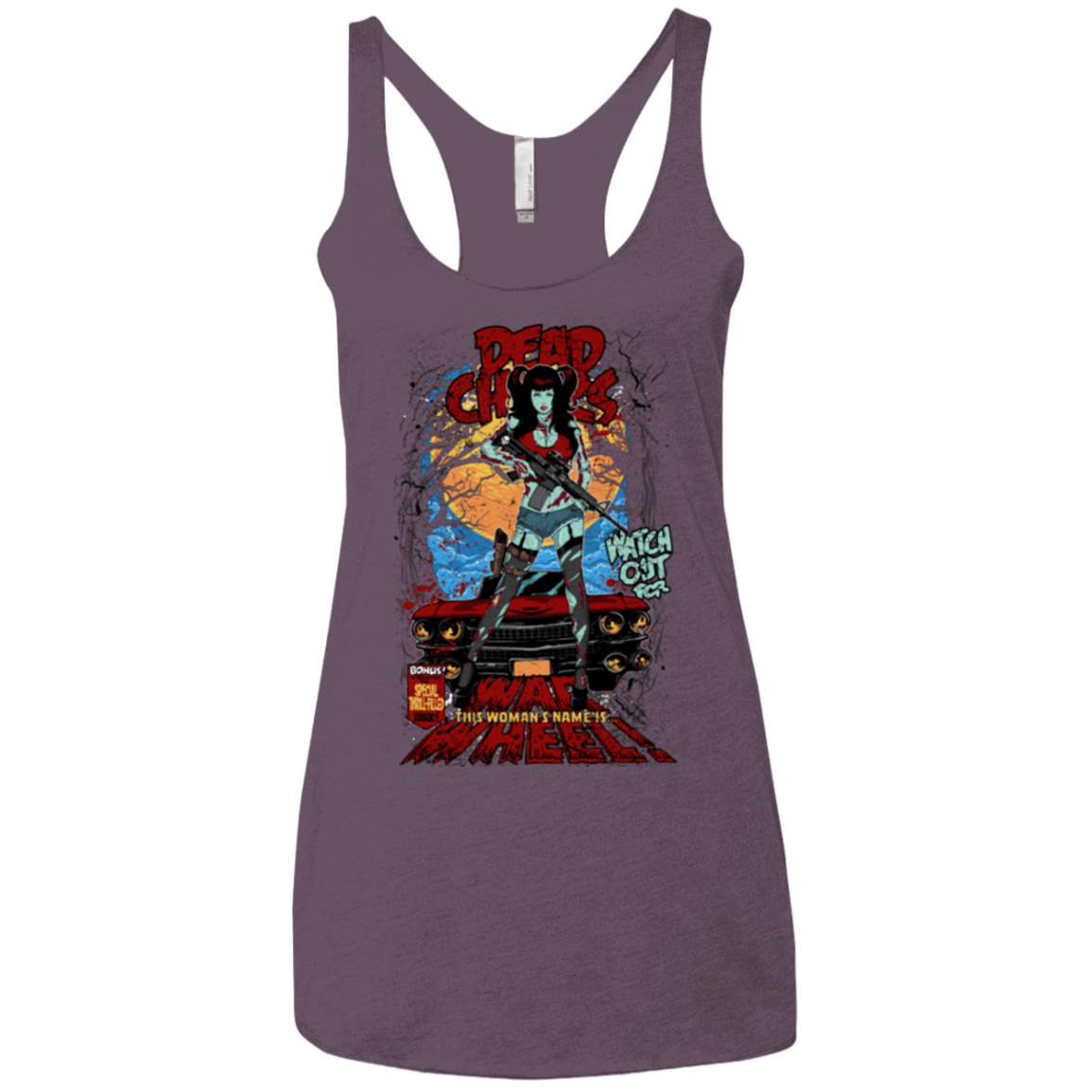 Dead Chicks Women's Triblend Racerback Tank