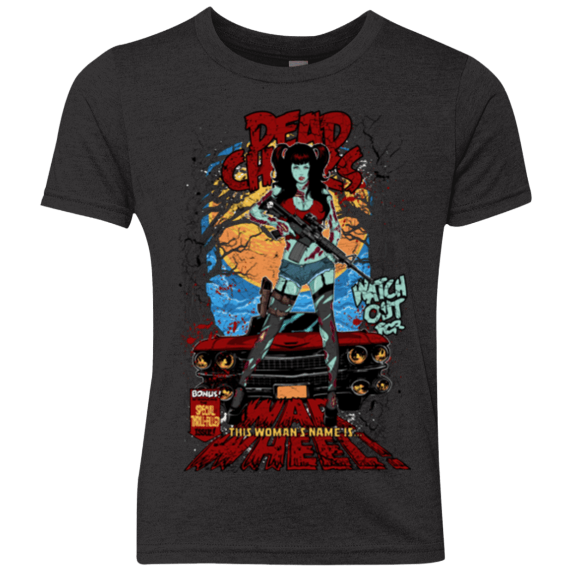 T-Shirts Vintage Black / YXS Dead Chicks Youth Triblend T-Shirt