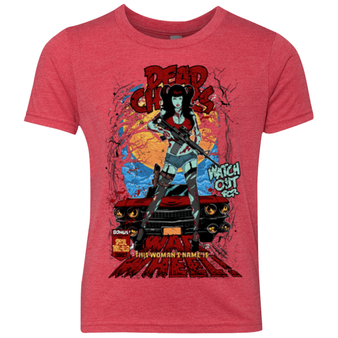 T-Shirts Vintage Red / YXS Dead Chicks Youth Triblend T-Shirt