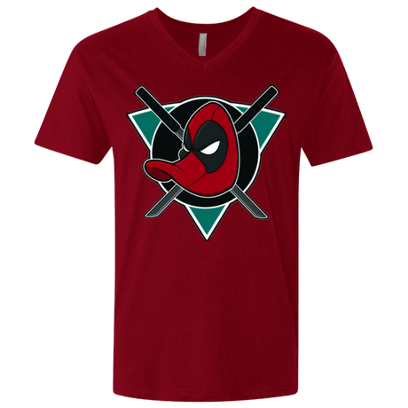 T-Shirts Cardinal / X-Small Dead Ducks Men's Premium V-Neck