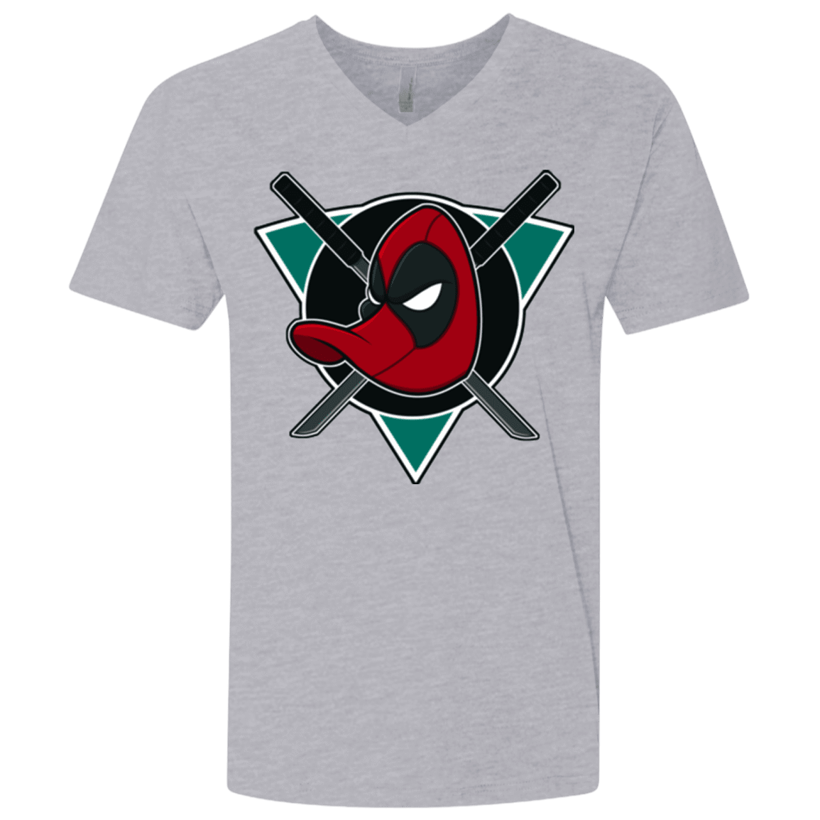 T-Shirts Heather Grey / X-Small Dead Ducks Men's Premium V-Neck