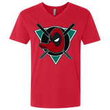 T-Shirts Red / X-Small Dead Ducks Men's Premium V-Neck