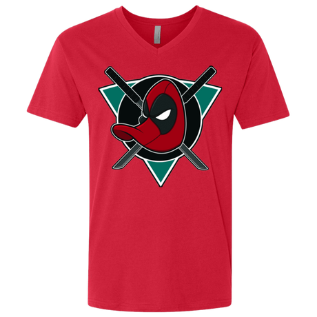 T-Shirts Red / X-Small Dead Ducks Men's Premium V-Neck