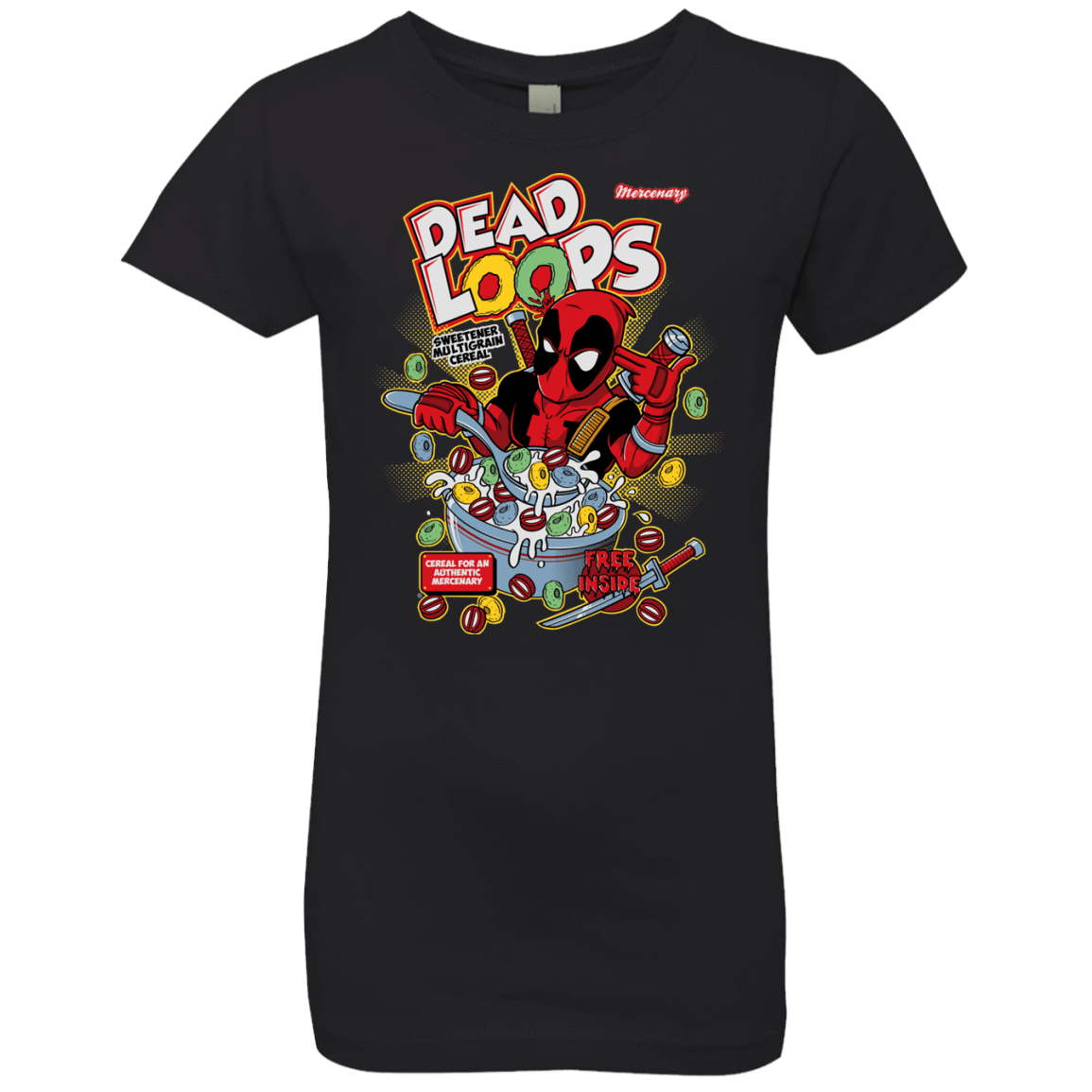 T-Shirts Black / YXS Dead Loops Girls Premium T-Shirt