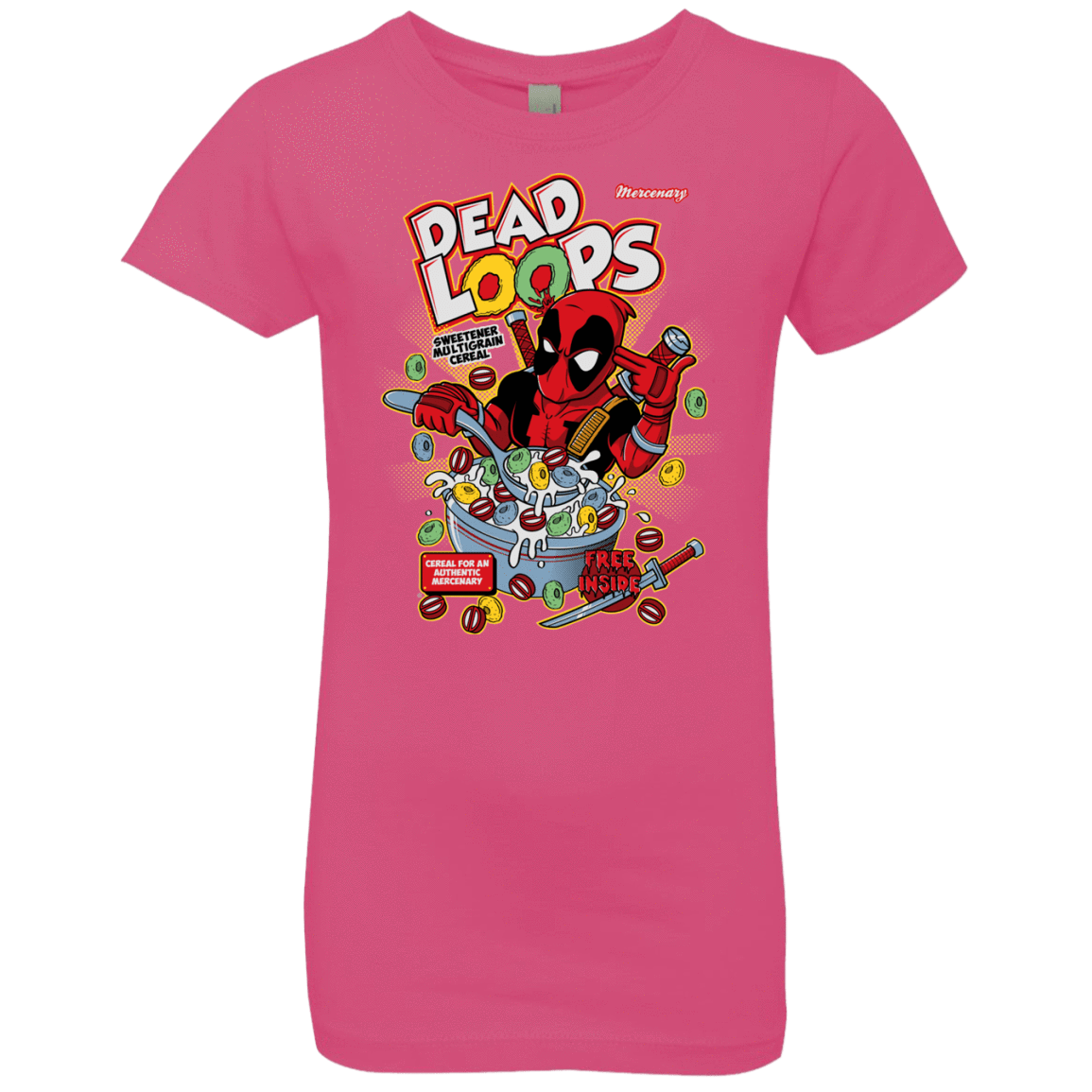 T-Shirts Hot Pink / YXS Dead Loops Girls Premium T-Shirt