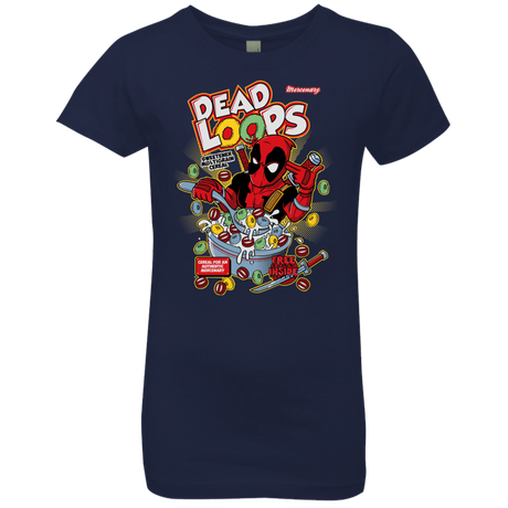T-Shirts Midnight Navy / YXS Dead Loops Girls Premium T-Shirt