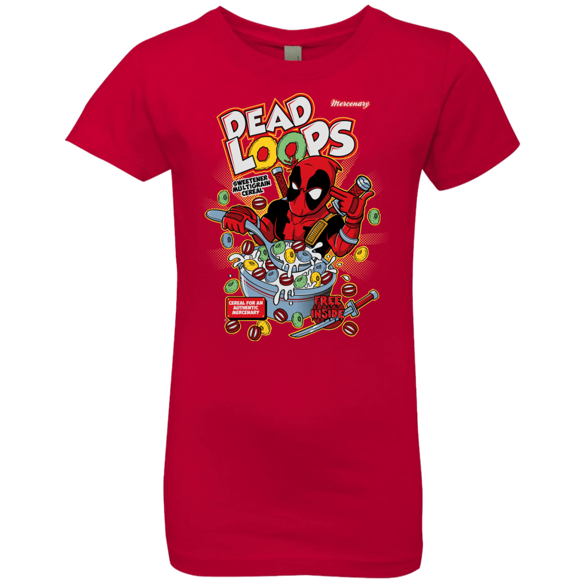 T-Shirts Red / YXS Dead Loops Girls Premium T-Shirt