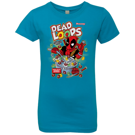 T-Shirts Turquoise / YXS Dead Loops Girls Premium T-Shirt