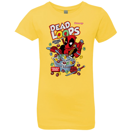T-Shirts Vibrant Yellow / YXS Dead Loops Girls Premium T-Shirt