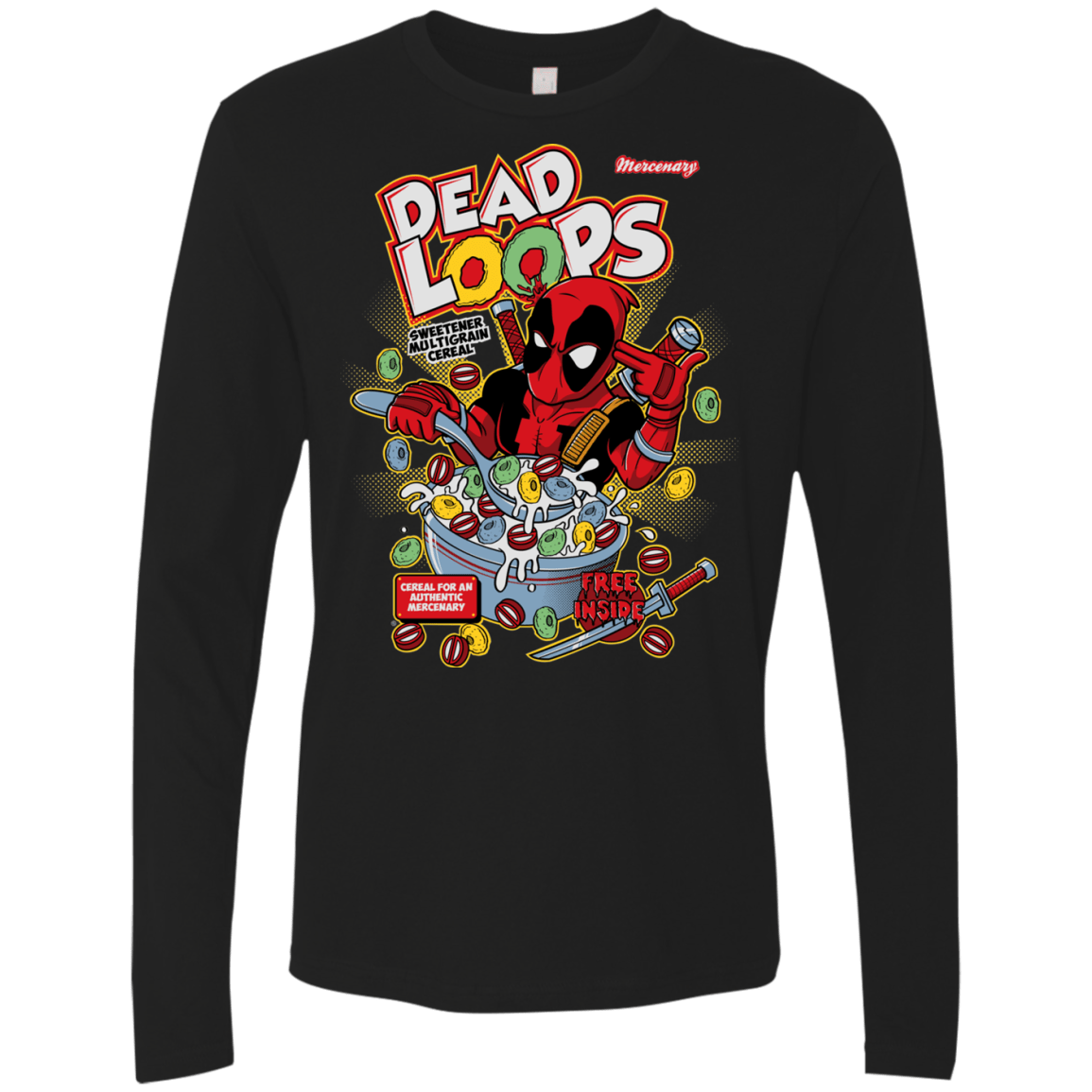 T-Shirts Black / S Dead Loops Men's Premium Long Sleeve