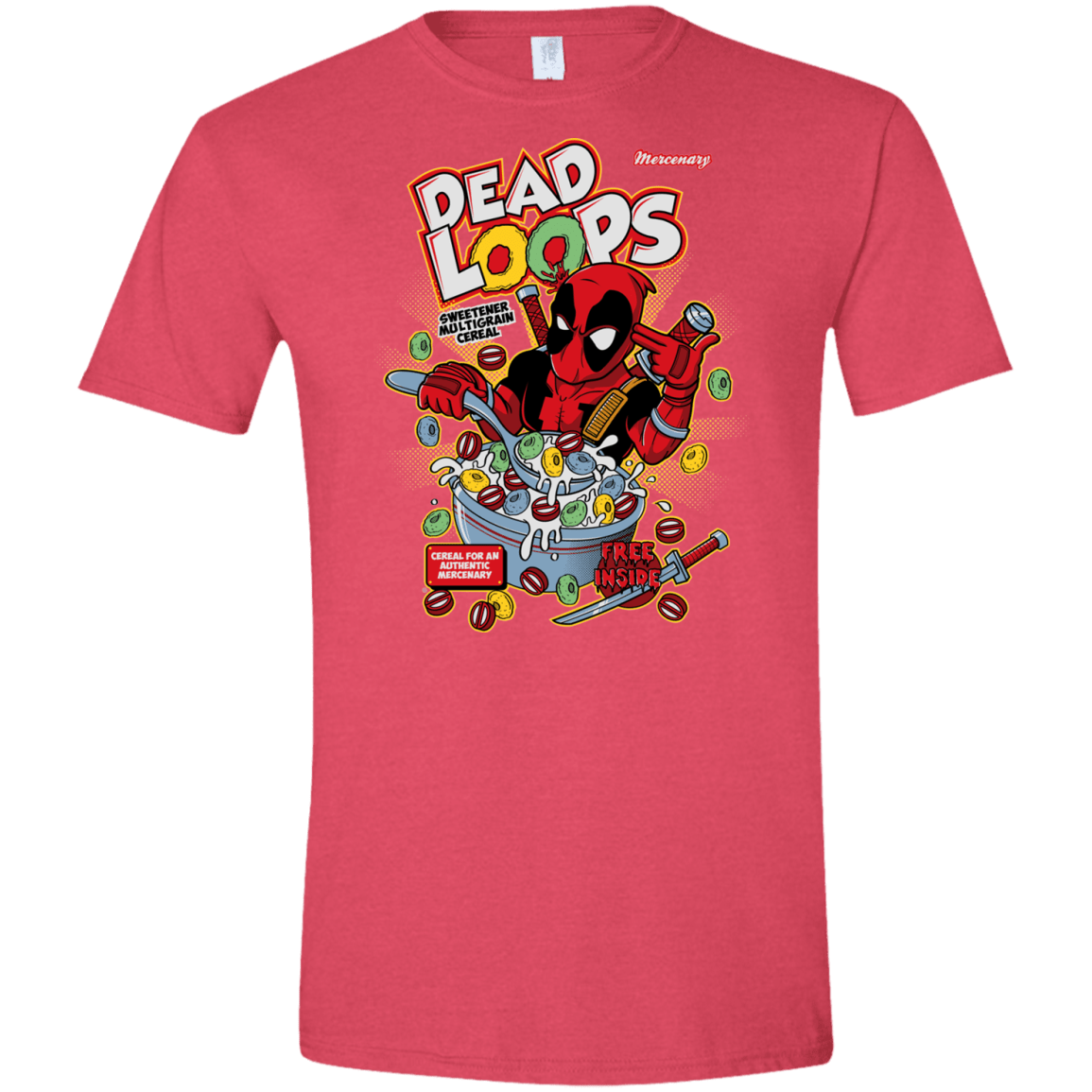 T-Shirts Heather Red / S Dead Loops Men's Semi-Fitted Softstyle