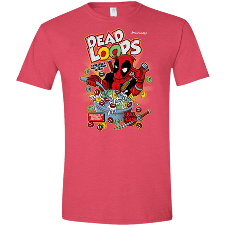 T-Shirts Heather Red / S Dead Loops Men's Semi-Fitted Softstyle