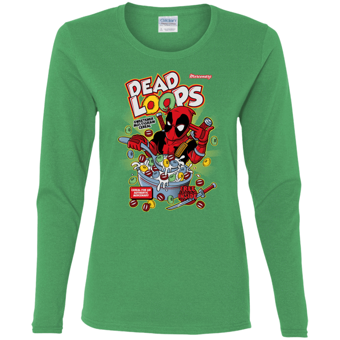 T-Shirts Irish Green / S Dead Loops Women's Long Sleeve T-Shirt