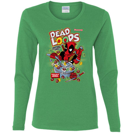 T-Shirts Irish Green / S Dead Loops Women's Long Sleeve T-Shirt