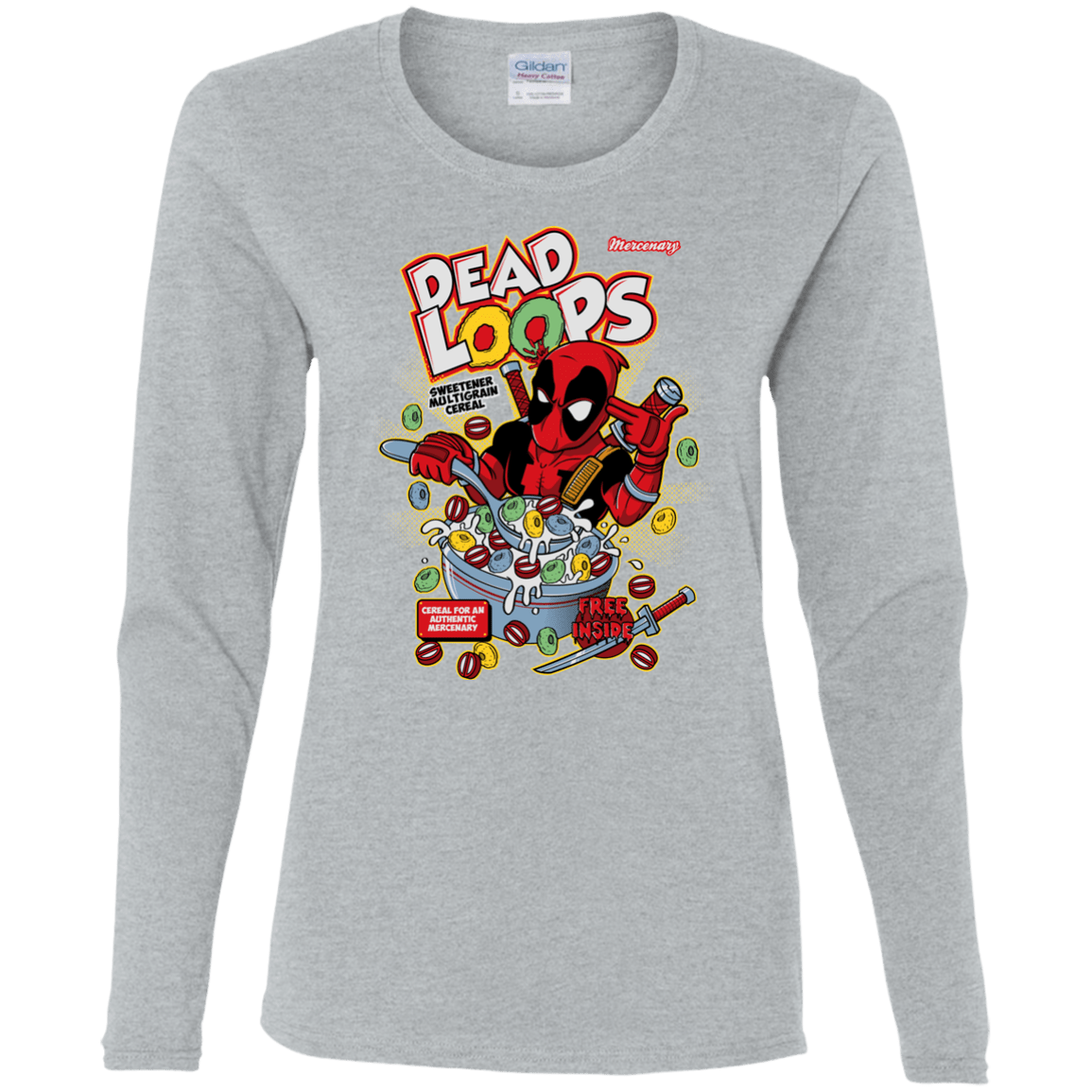 T-Shirts Sport Grey / S Dead Loops Women's Long Sleeve T-Shirt