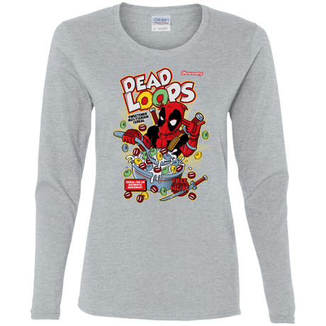 T-Shirts Sport Grey / S Dead Loops Women's Long Sleeve T-Shirt