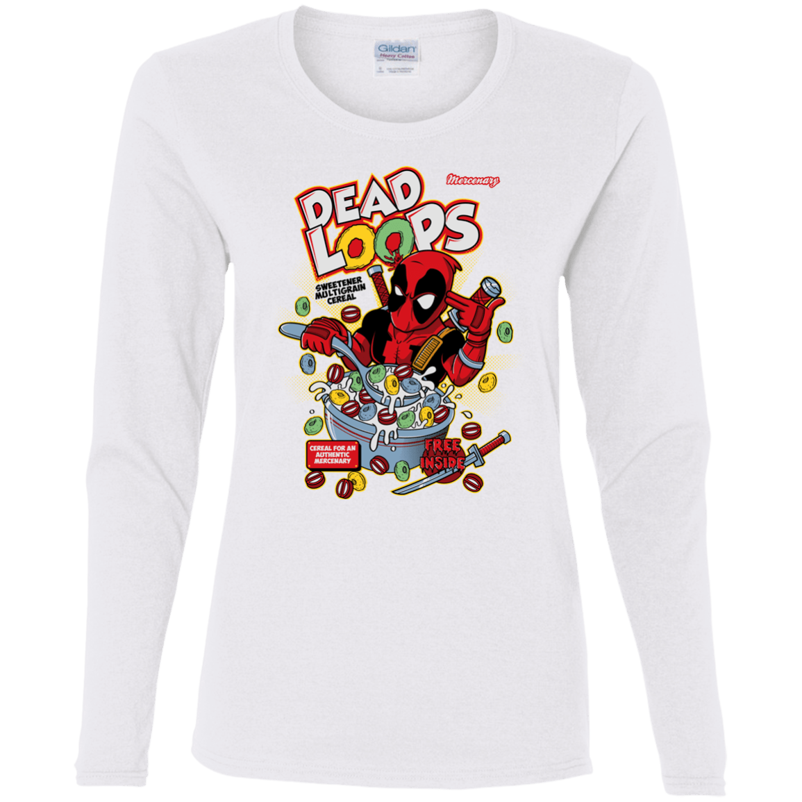 T-Shirts White / S Dead Loops Women's Long Sleeve T-Shirt