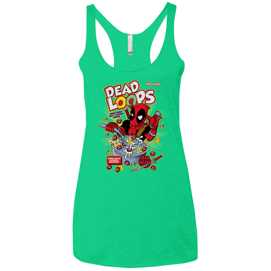 Dead Loops Women's Triblend Racerback Tank