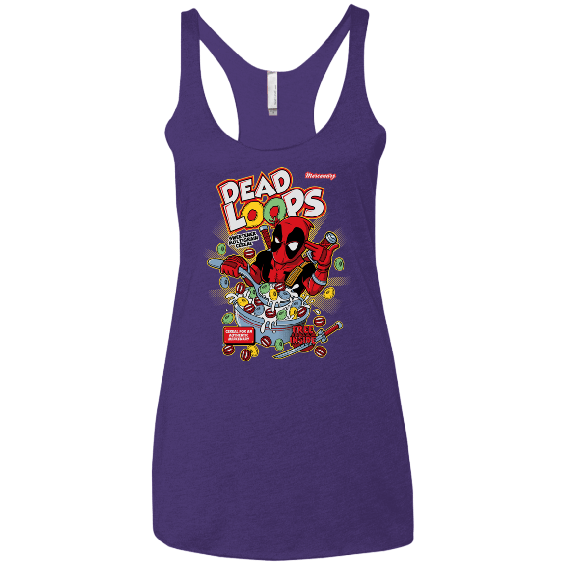 Dead Loops Women's Triblend Racerback Tank