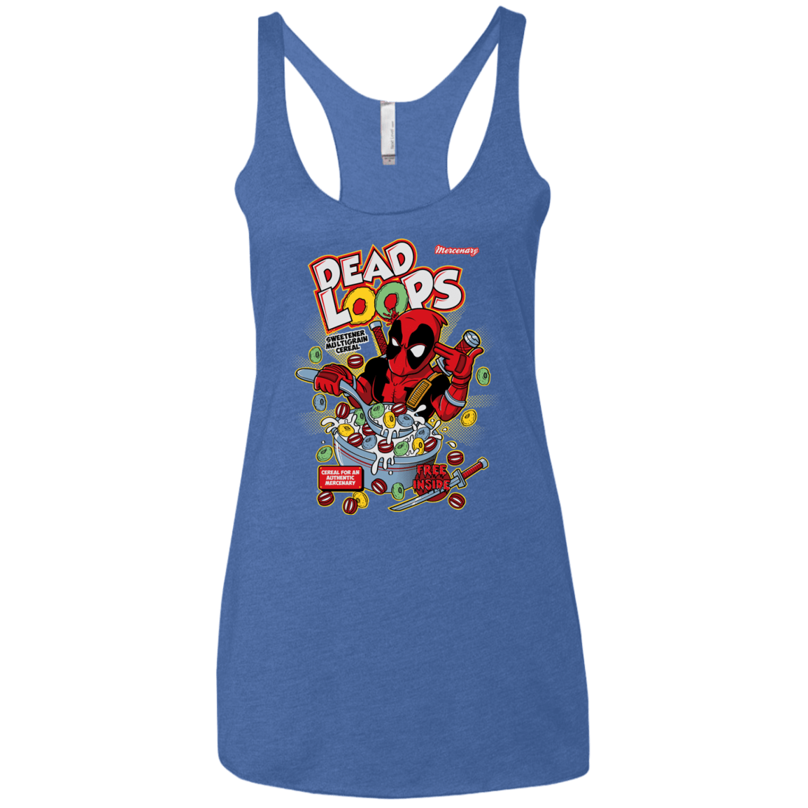T-Shirts Vintage Royal / X-Small Dead Loops Women's Triblend Racerback Tank