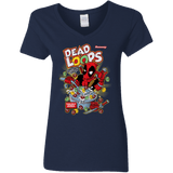 T-Shirts Navy / S Dead Loops Women's V-Neck T-Shirt