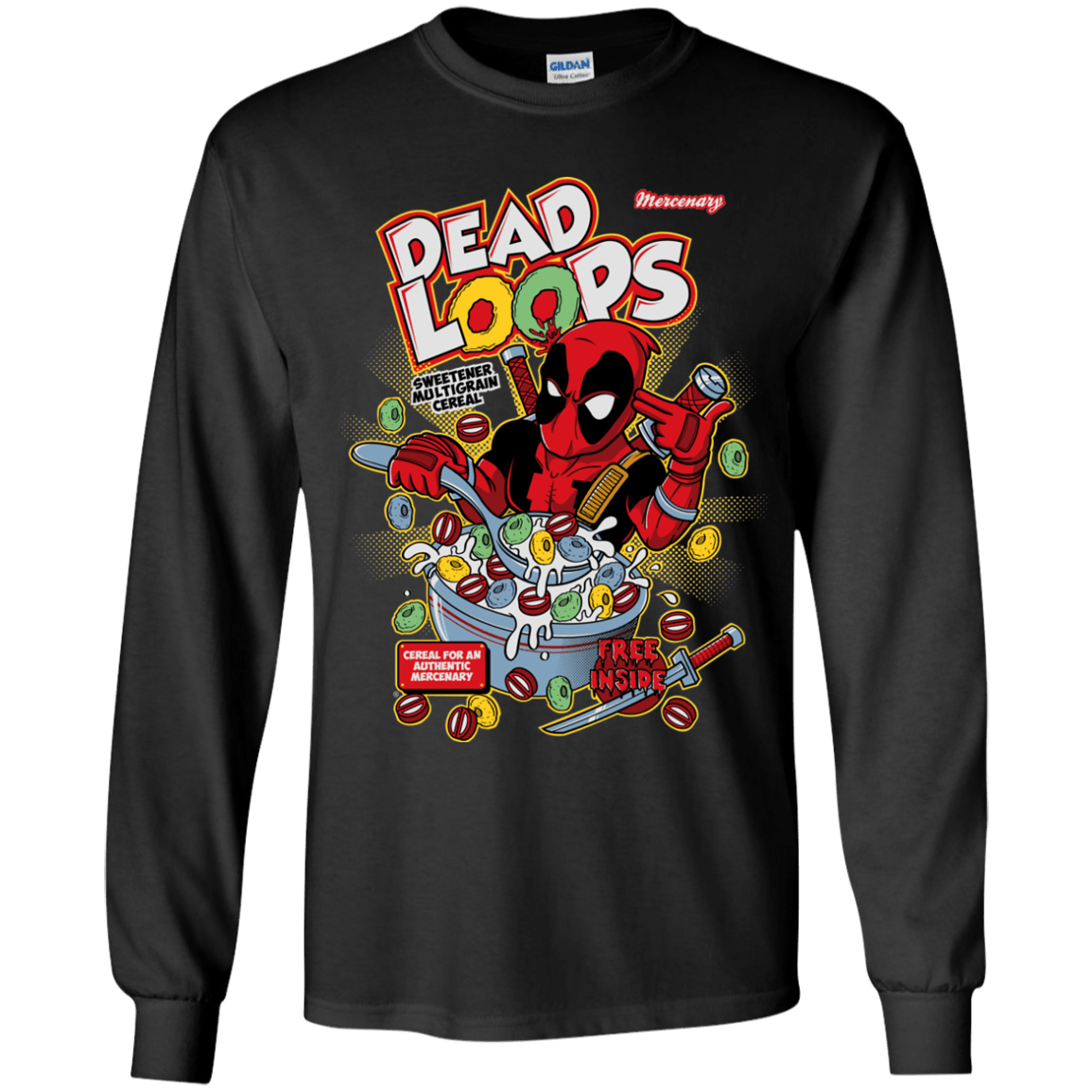 T-Shirts Black / YS Dead Loops Youth Long Sleeve T-Shirt