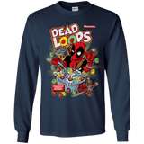 T-Shirts Navy / YS Dead Loops Youth Long Sleeve T-Shirt