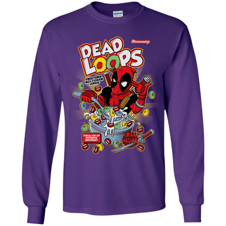 T-Shirts Purple / YS Dead Loops Youth Long Sleeve T-Shirt