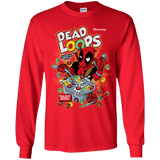T-Shirts Red / YS Dead Loops Youth Long Sleeve T-Shirt