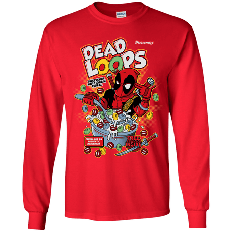 T-Shirts Red / YS Dead Loops Youth Long Sleeve T-Shirt