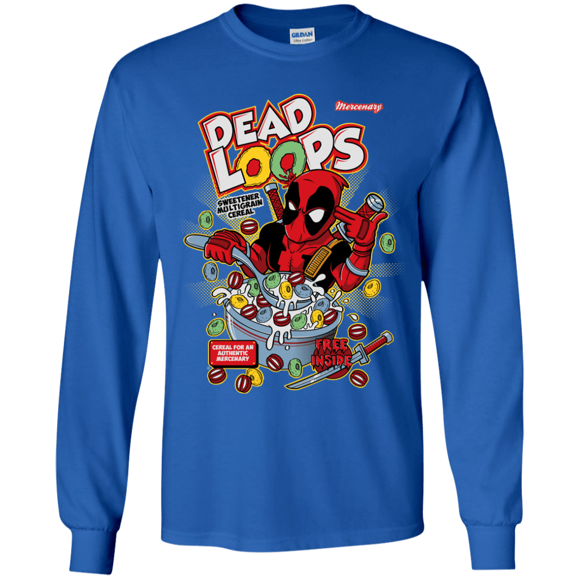 T-Shirts Royal / YS Dead Loops Youth Long Sleeve T-Shirt