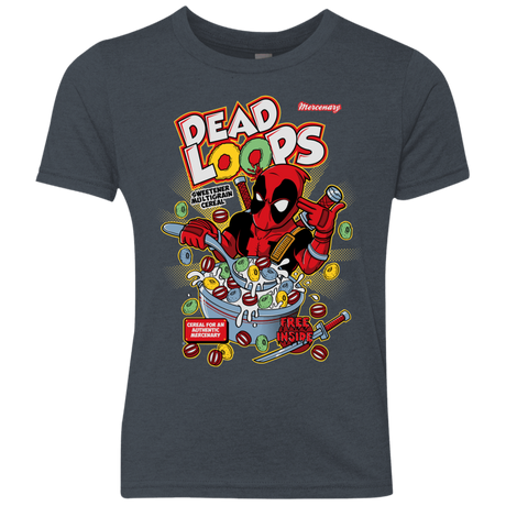 T-Shirts Vintage Navy / YXS Dead Loops Youth Triblend T-Shirt