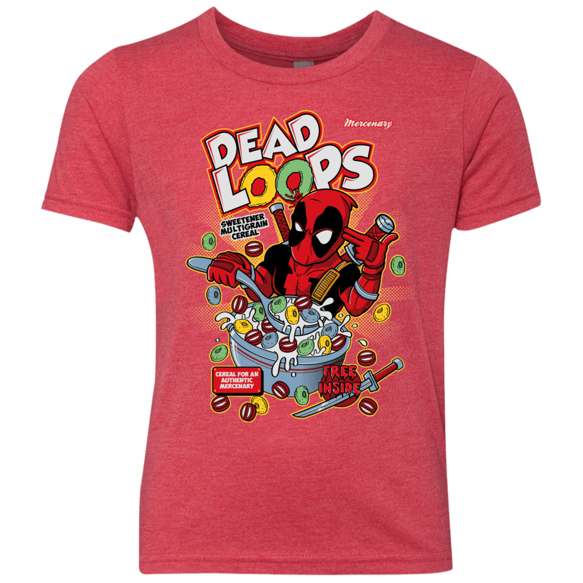 T-Shirts Vintage Red / YXS Dead Loops Youth Triblend T-Shirt