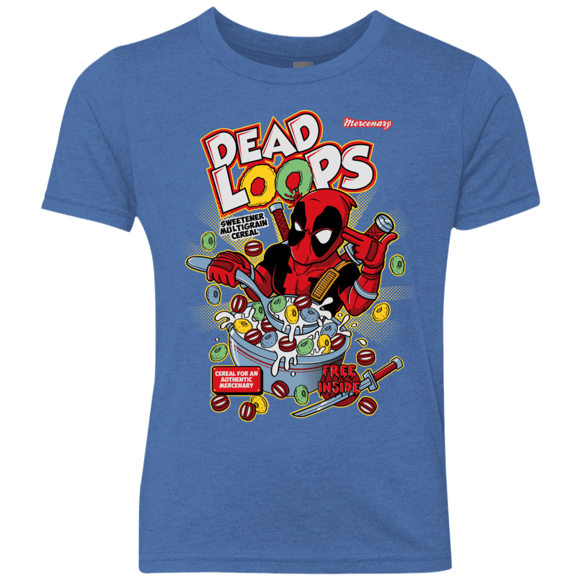 T-Shirts Vintage Royal / YXS Dead Loops Youth Triblend T-Shirt