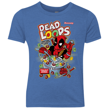 T-Shirts Vintage Royal / YXS Dead Loops Youth Triblend T-Shirt