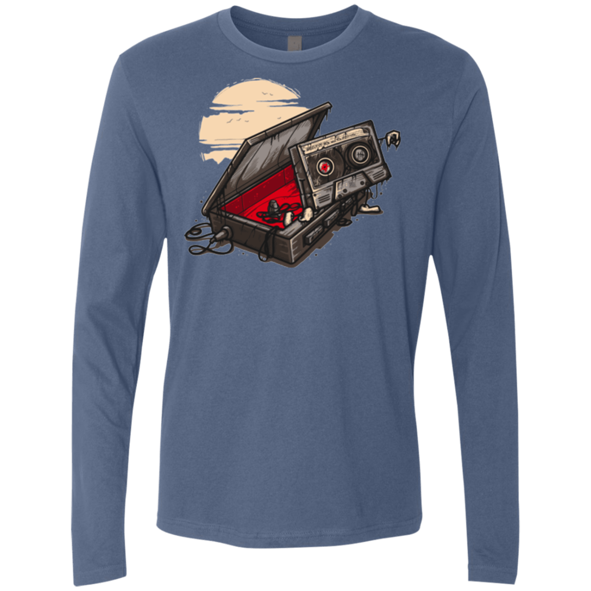T-Shirts Indigo / Small Dead Man Walkman Men's Premium Long Sleeve