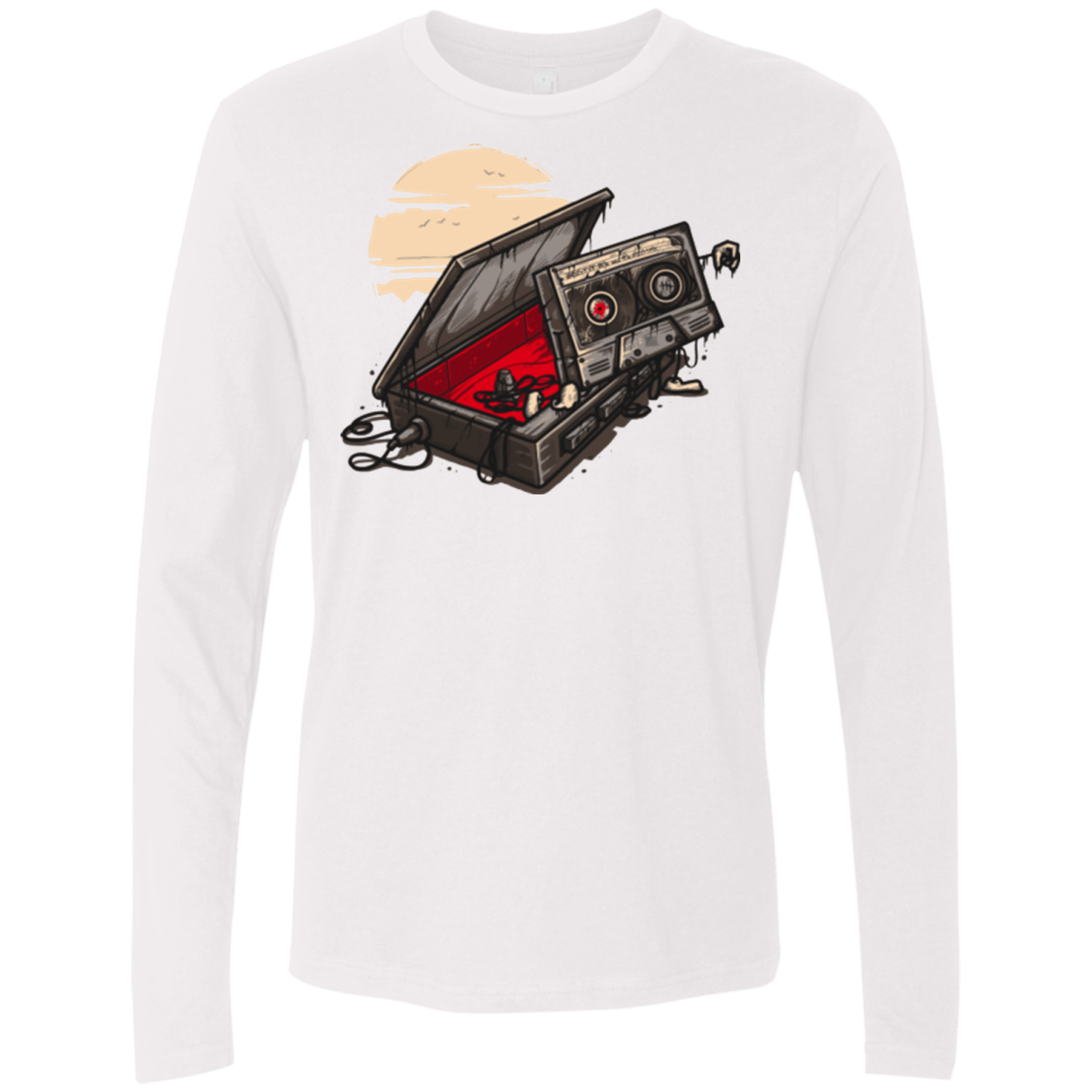 T-Shirts White / Small Dead Man Walkman Men's Premium Long Sleeve