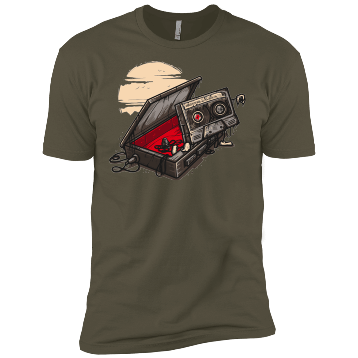 T-Shirts Military Green / X-Small Dead Man Walkman Men's Premium T-Shirt