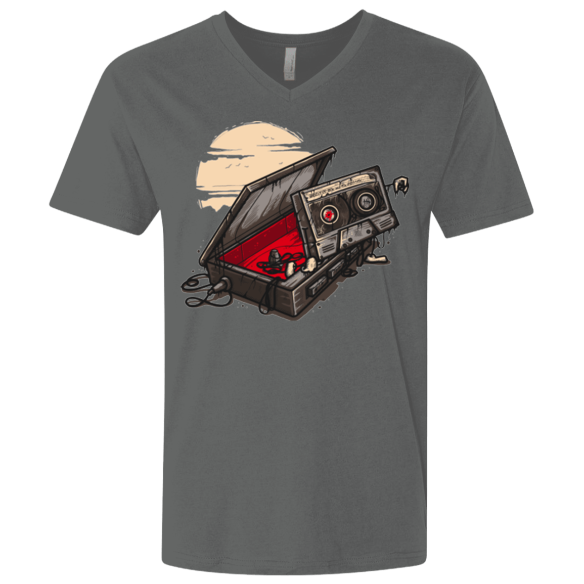 T-Shirts Heavy Metal / X-Small Dead Man Walkman Men's Premium V-Neck