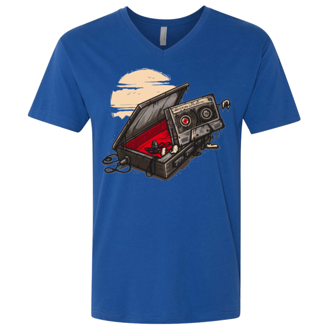 T-Shirts Royal / X-Small Dead Man Walkman Men's Premium V-Neck
