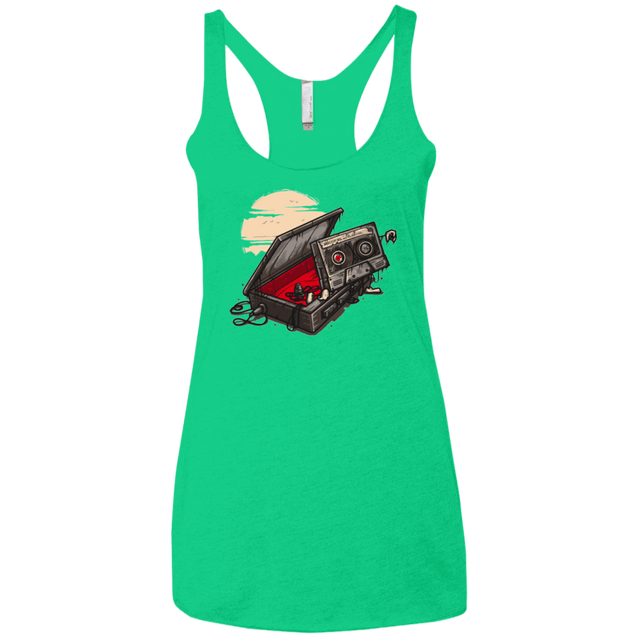 T-Shirts Envy / X-Small Dead Man Walkman Women's Triblend Racerback Tank