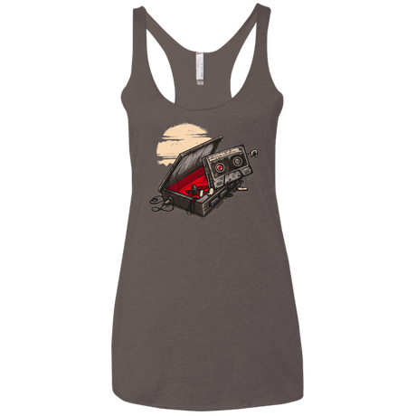 T-Shirts Macchiato / X-Small Dead Man Walkman Women's Triblend Racerback Tank