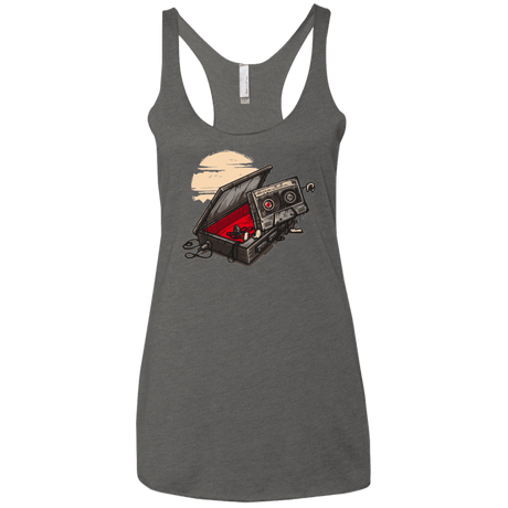T-Shirts Premium Heather / X-Small Dead Man Walkman Women's Triblend Racerback Tank
