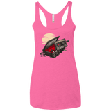 T-Shirts Vintage Pink / X-Small Dead Man Walkman Women's Triblend Racerback Tank