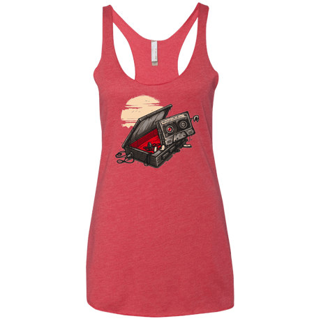 T-Shirts Vintage Red / X-Small Dead Man Walkman Women's Triblend Racerback Tank