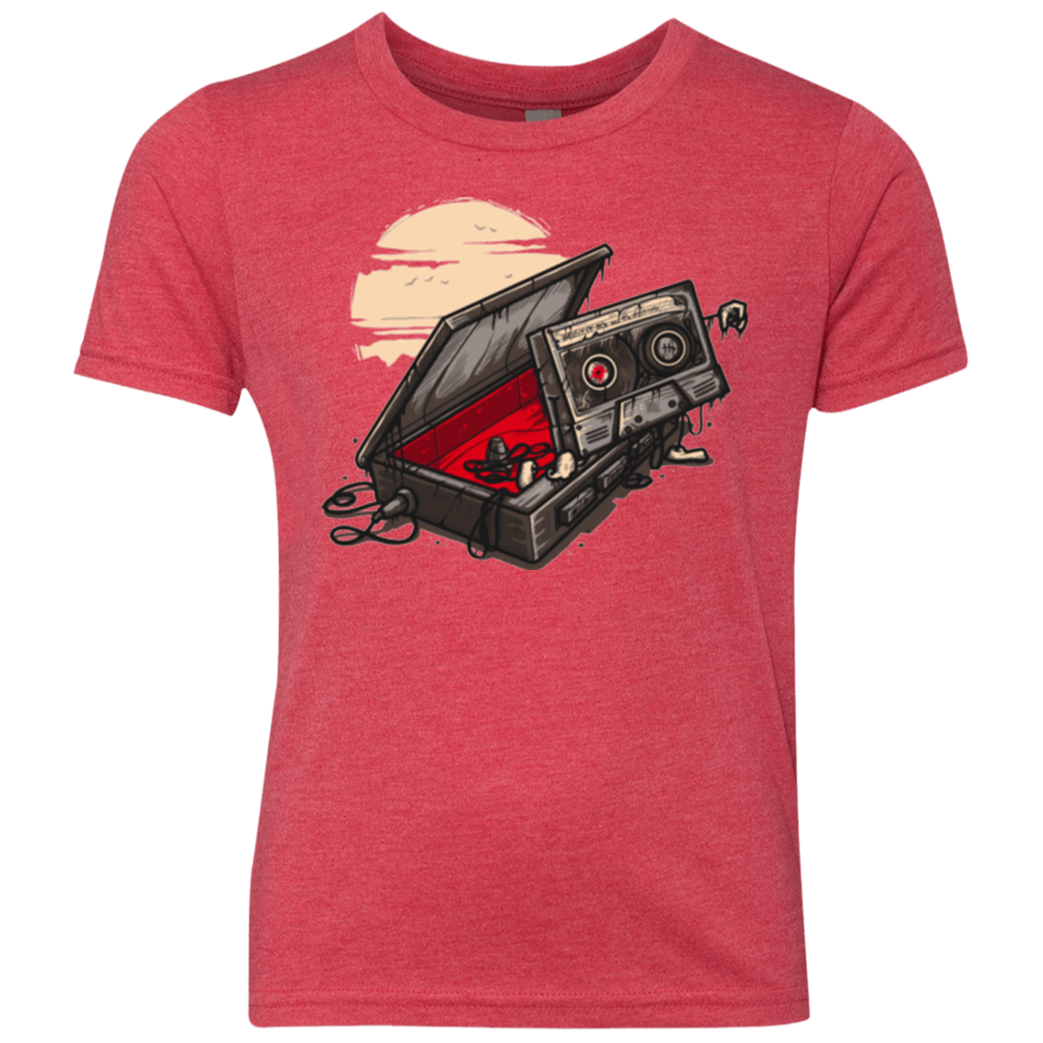 T-Shirts Vintage Red / YXS Dead Man Walkman Youth Triblend T-Shirt
