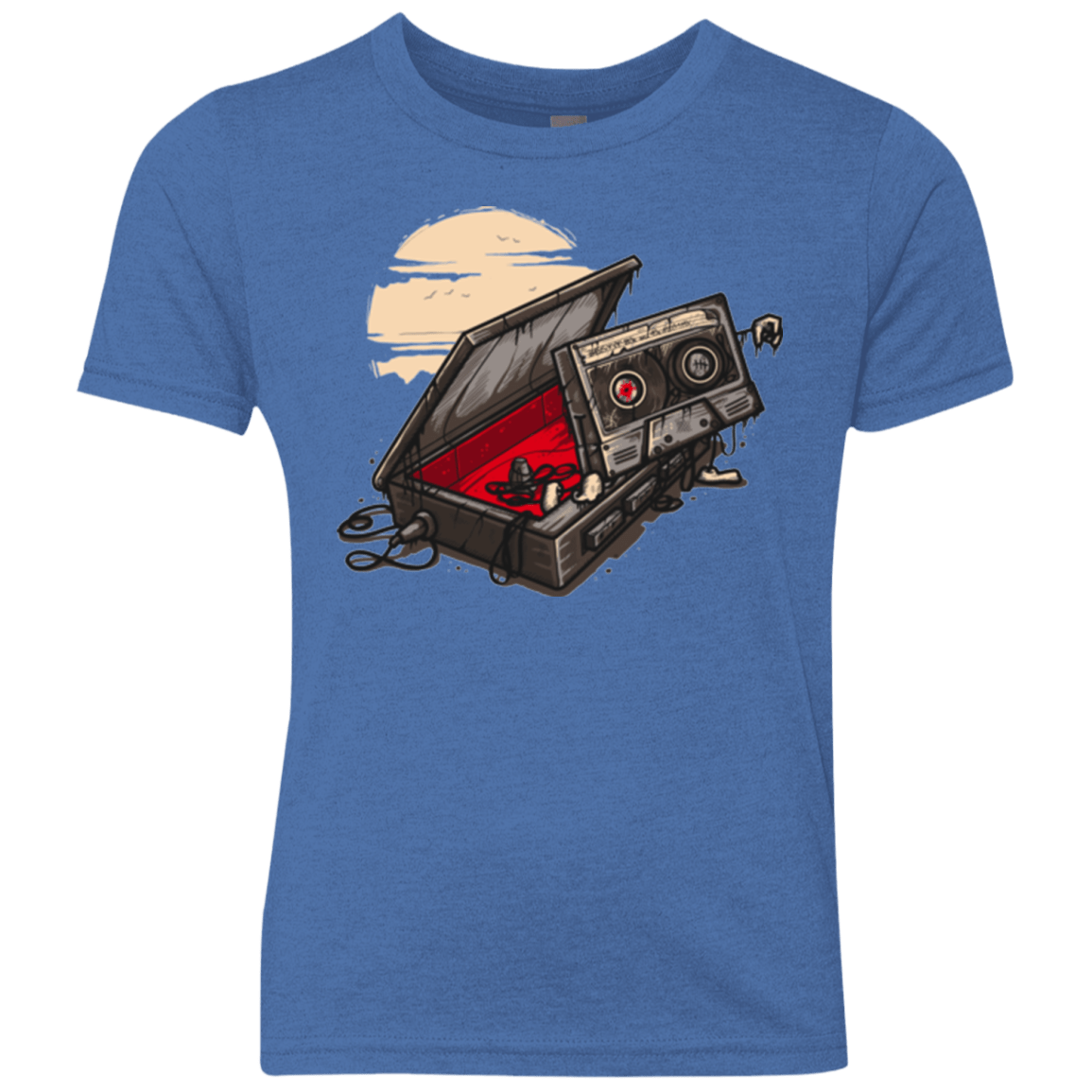 T-Shirts Vintage Royal / YXS Dead Man Walkman Youth Triblend T-Shirt