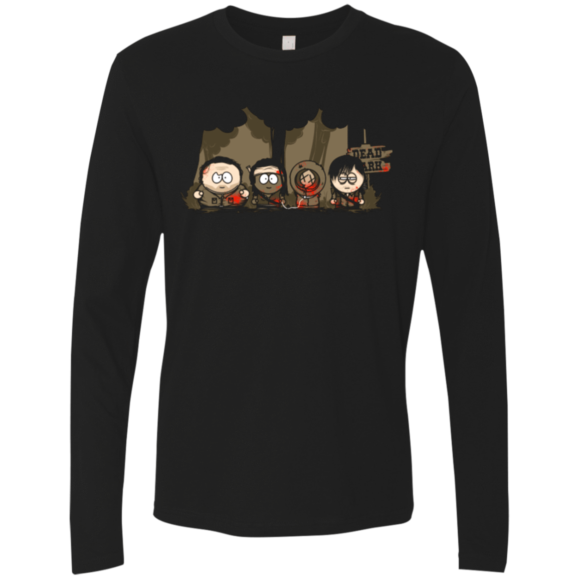 T-Shirts Black / Small Dead Park Men's Premium Long Sleeve