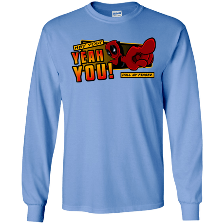 T-Shirts Carolina Blue / S Dead Pull Men's Long Sleeve T-Shirt