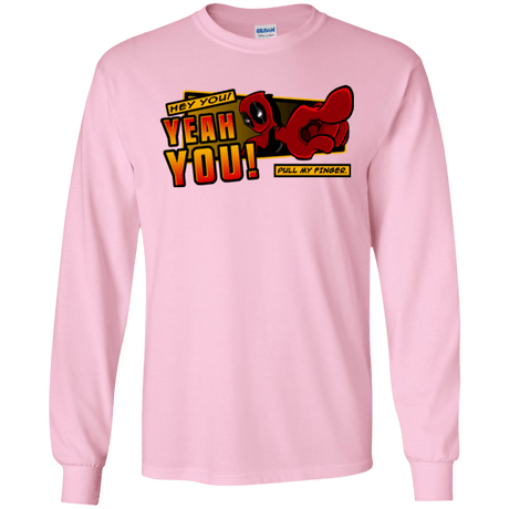 T-Shirts Light Pink / S Dead Pull Men's Long Sleeve T-Shirt